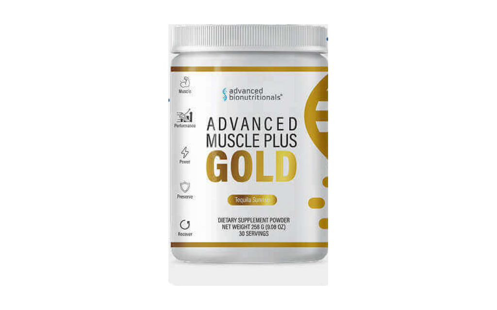 Advanced Muscle Plus Gold, Tequila Sunrise powder